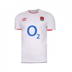 Camisola Inglesa Rugby Equipamento Primeiro 2020-2021 Manga Curta